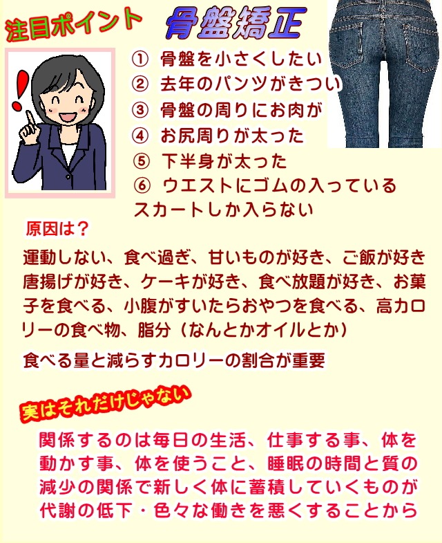 骨盤を小さくする為には運動する？、骨盤をベルトで締め付ける？それとも………