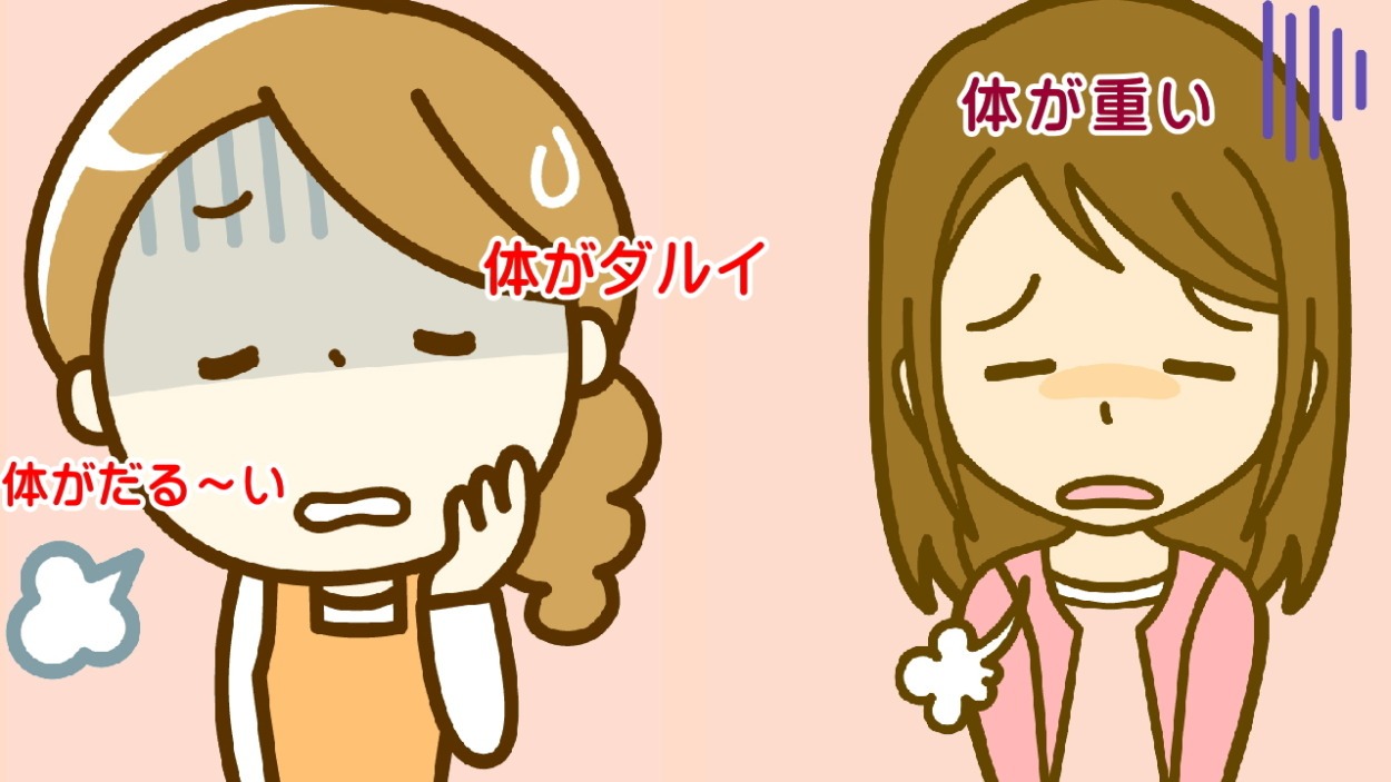 体の疲れが痛みやコリ、体の不調、体がダルイ、体が重たい原因