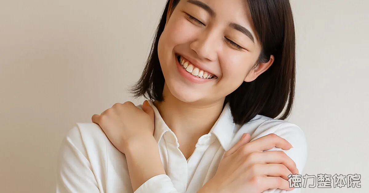 今までの肩こりが楽になる施術の徳力整体院