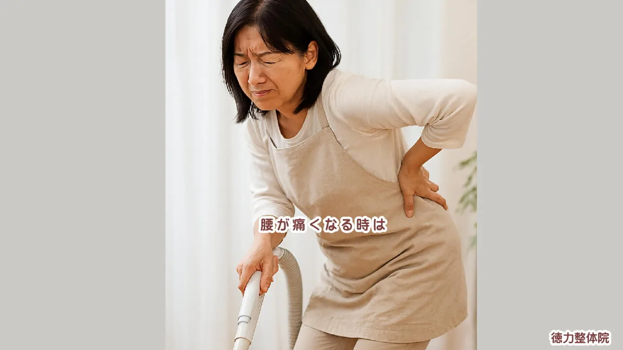 腰が痛くて、たまらない