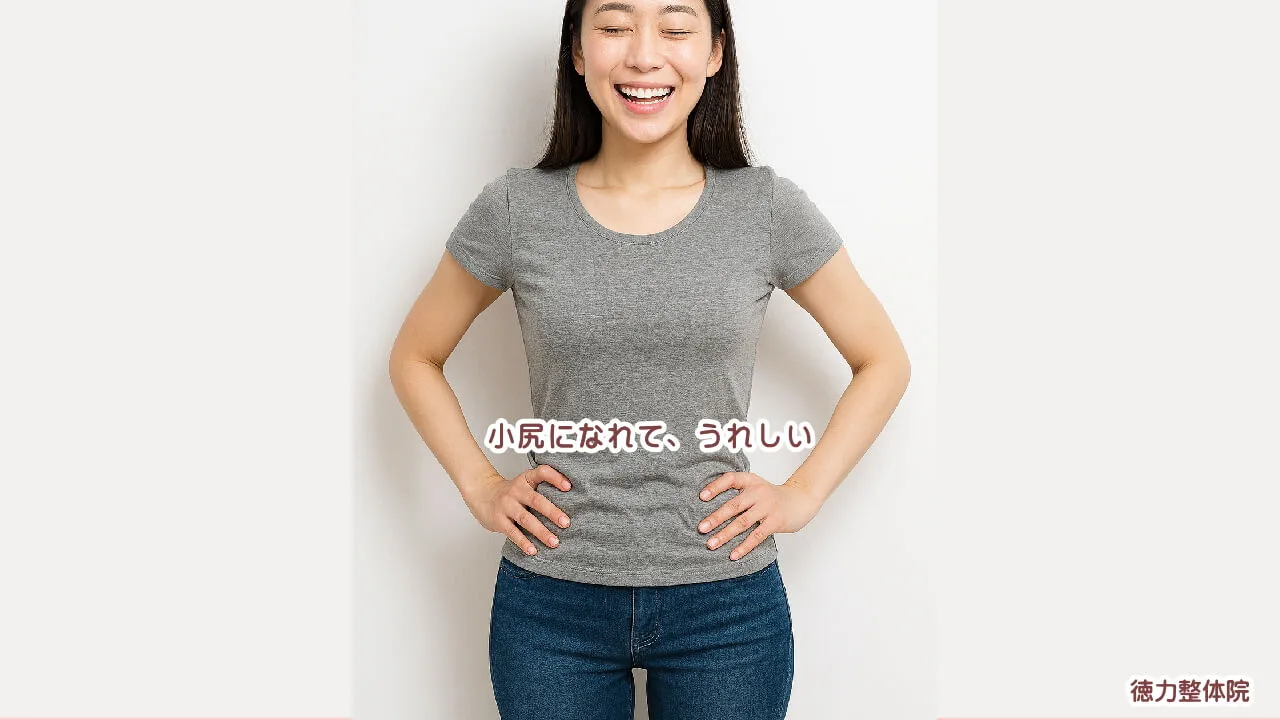 小尻になれるから嬉しい