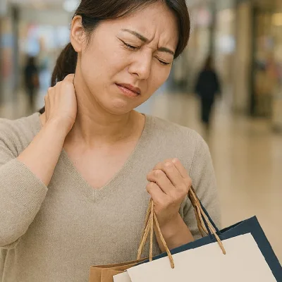 肩が凝ってきた