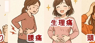 肩こり、腰痛、頭痛、生理痛、便秘、膝の痛み、首のコリは体の崩れ、体の歪みから