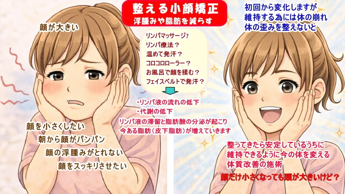 浮腫みや脂肪が増えるのは