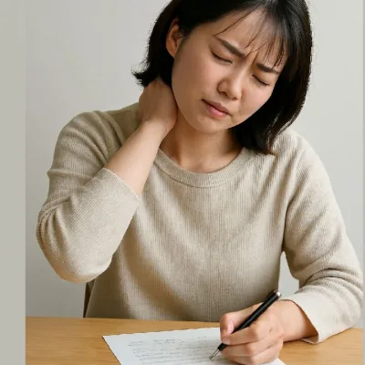 肩の筋肉が緊張したり硬くなる張ることが肩こり